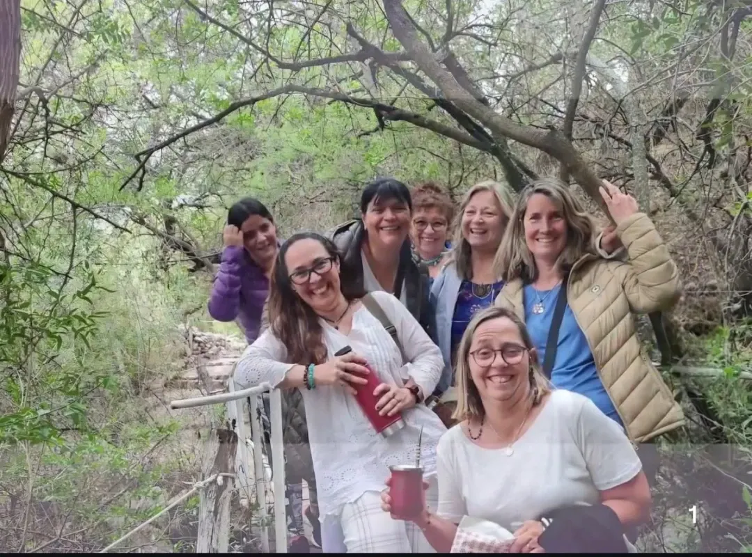 Grupo de participantes en un retiro de Tercer nivel de Alêtheia