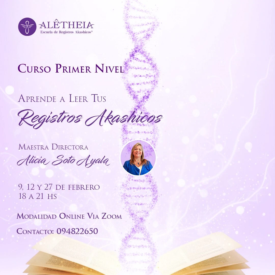 Iniciación en cursos de registros akáshicos nivel 1 Uruguay