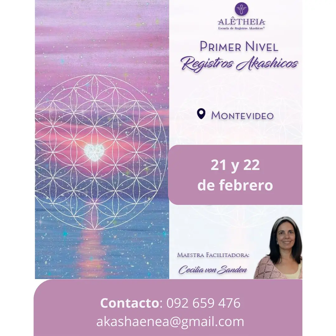 Iniciación en cursos de registros akáshicos nivel 1 Uruguay