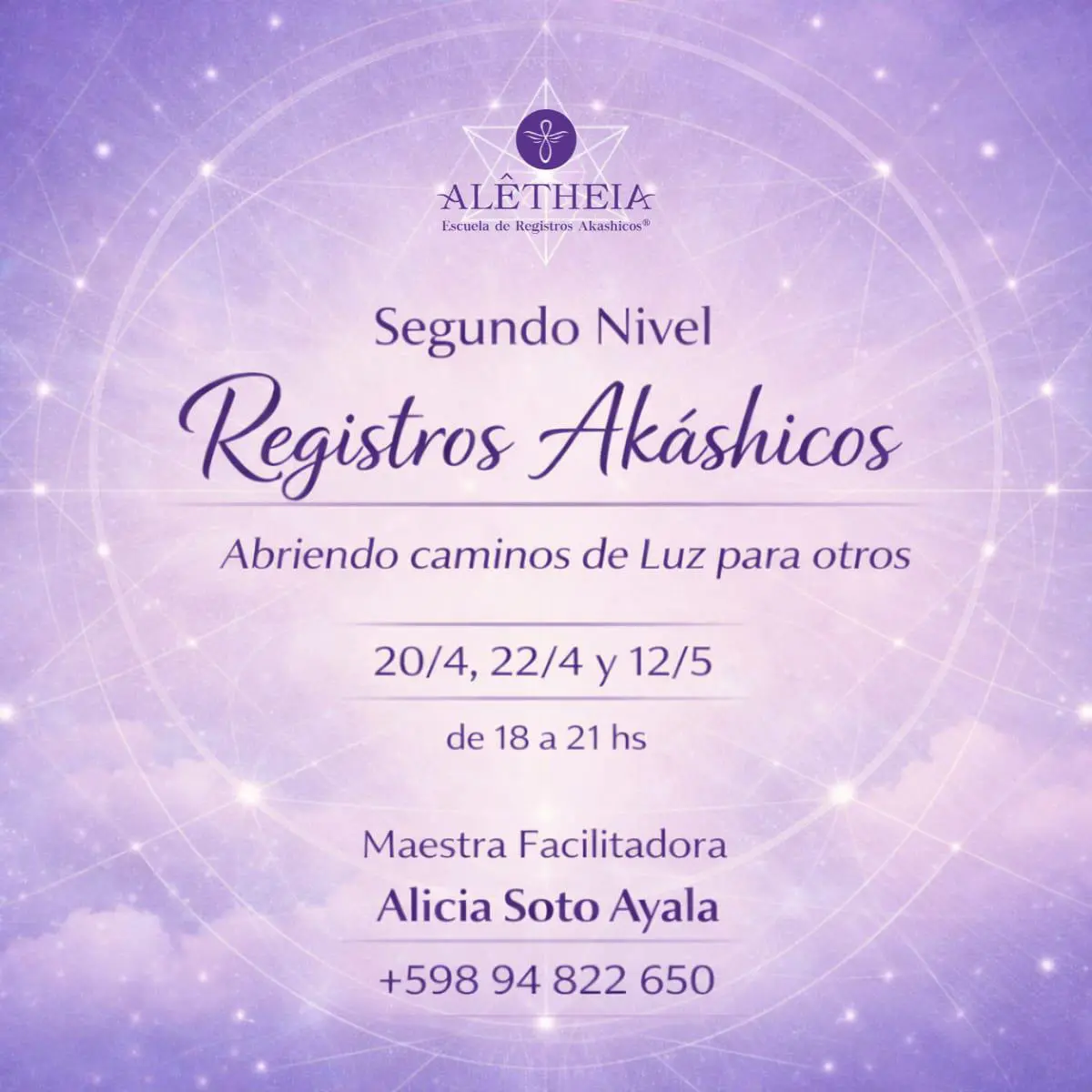 Cursos de registros akashicos nivel 2 Uruguay