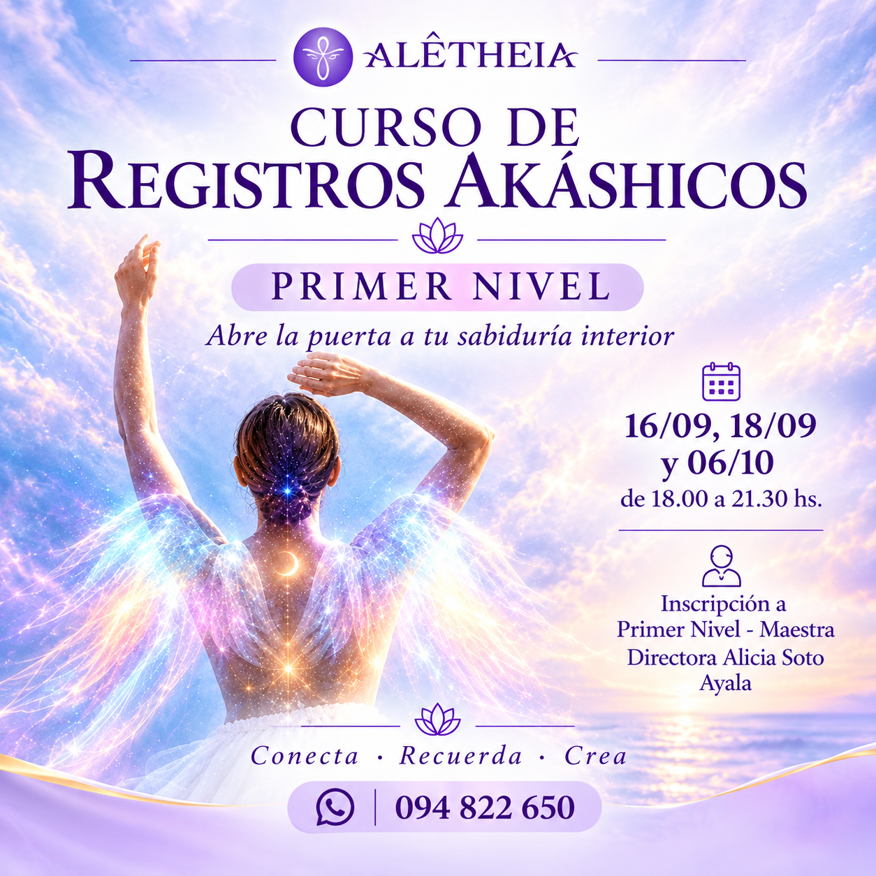 Iniciación en cursos de registros akáshicos nivel 1 Uruguay